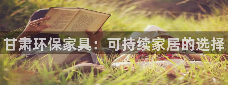 杏耀平台登陆地址：甘肃环保家具：可持续家居的选择