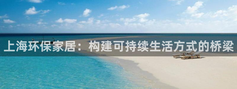 杏耀代理1980：上海环保家居：构建可持续生活方式的桥梁